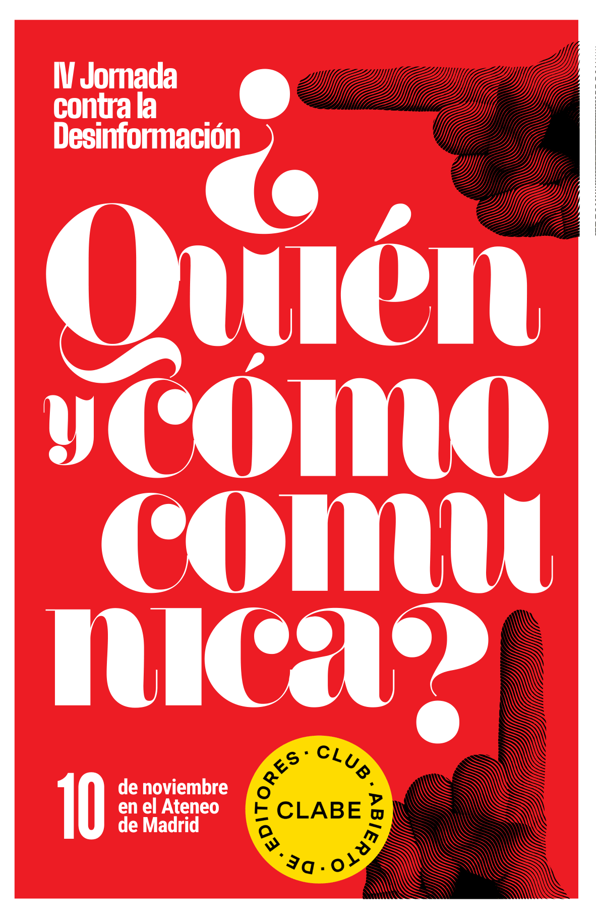 Cartel IV Jornada contra la Desinformación